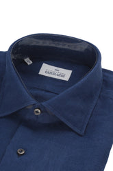 Alessandro Gherardi Navy Linen Shirt